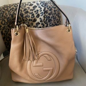 Gucci Tan leather bag
